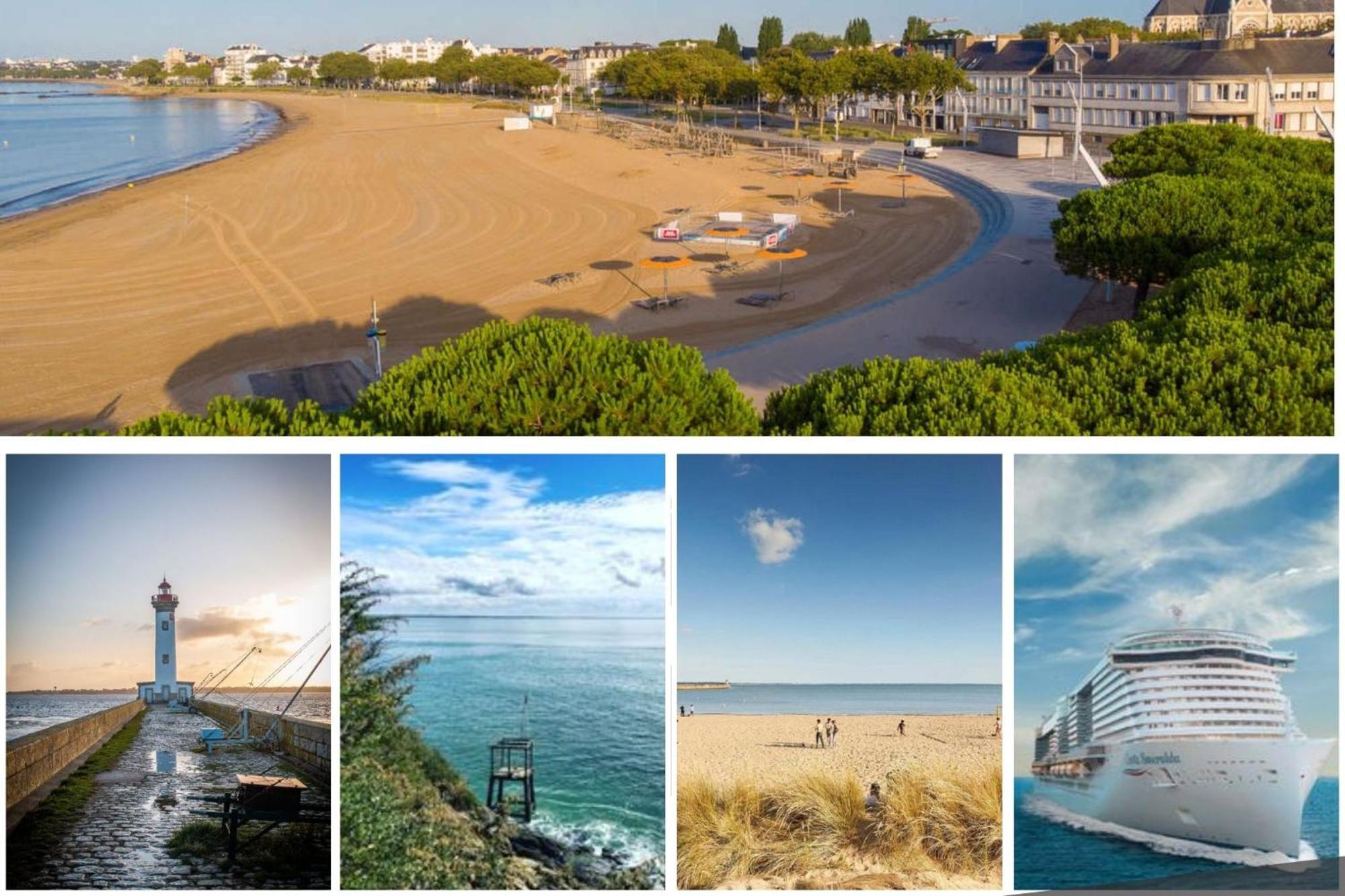 La Deferlante - Hyper Centre - Parking Prive - 300 M Plage Saint-Nazaire  Zewnętrze zdjęcie